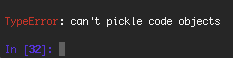 Pickle nie chce współpracować