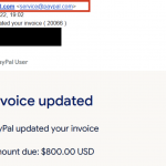Uwaga na sprytne oszustwo “na Paypala”.  E-mail przychodzi z prawidłowej domeny @paypal.com…