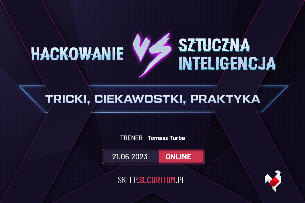 Hackowanie vs. Sztuczna Inteligencja – nowe intensywne szkolenie