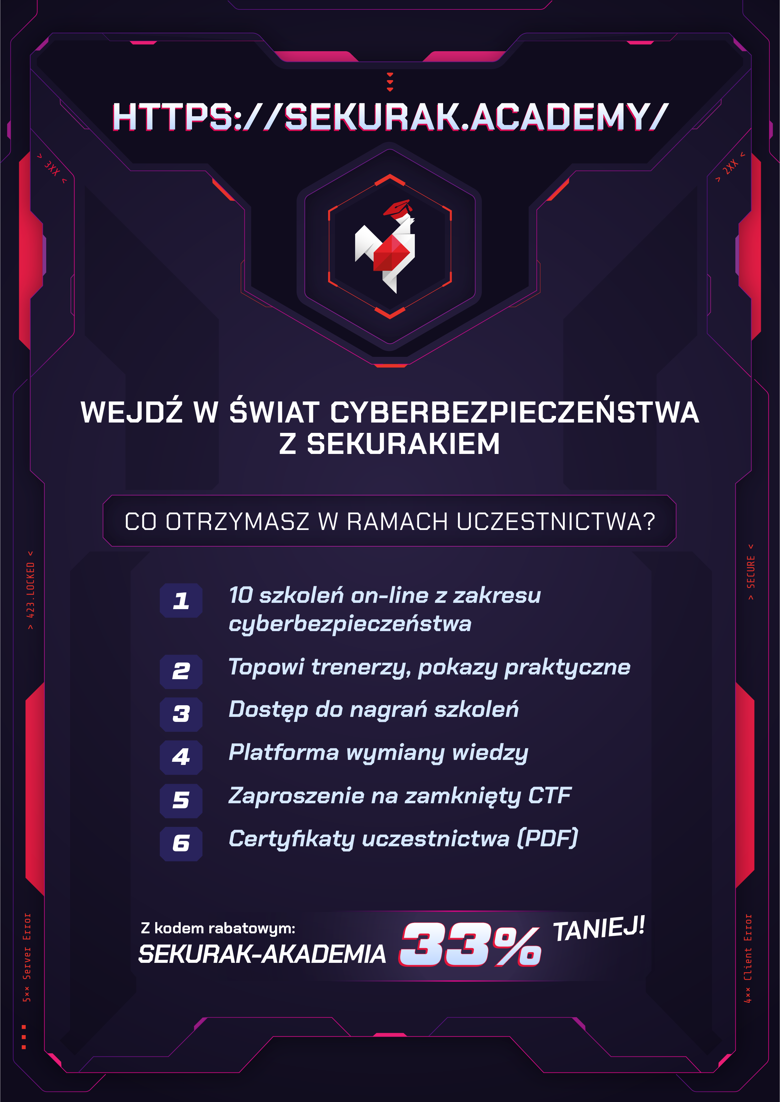 Zapisz się do Sekurak.Academy 2023 – unikalny program edukacyjny i prawie 3000 uczestników!