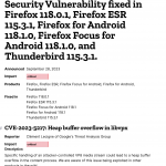 Firefox/Thunderbird łata krytyczną podatność, na którą istnieje exploit.