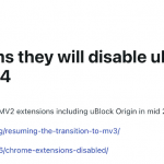 Google w nowych wersjach Chrome zabije ad blockery czy tylko je trochę poturbuje?