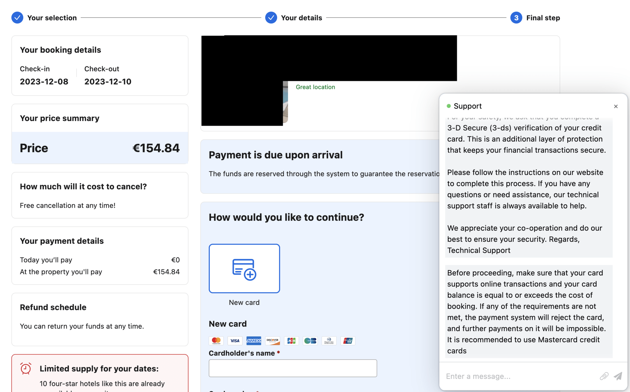 „Szalony Reporter” dostał na Booking.com informacje o konieczności aktualizacji rezerwacji. Po chwili ktoś jego kartą zrobił zakupy w Media Markt w Austrii. Za 4 tysiące złotych. Zobaczcie na ten perfidny scam.