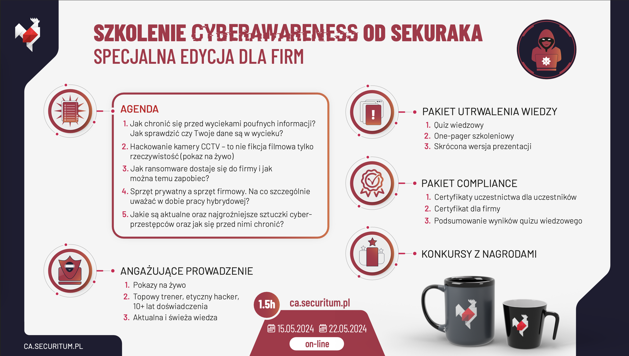 Nowe szkolenie cyberawareness – specjalna edycja dla firm dostępna w dwóch terminach w maju!