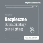 „Bezpieczne płatności i zakupy online” – bezpłatne super szkolenie przed świętami