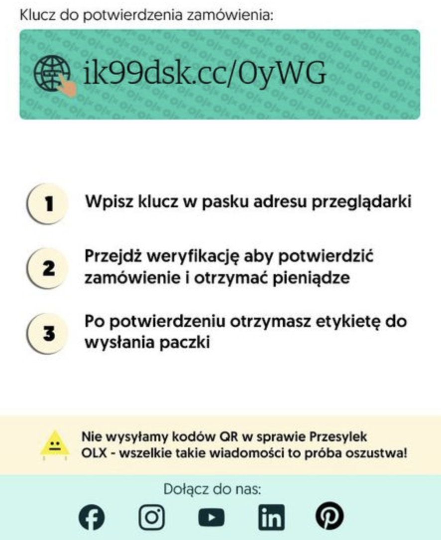 Nowy stary scam, czyli co możemy zobaczyć wystawiając na OLX ogłoszenie bez numeru telefonu