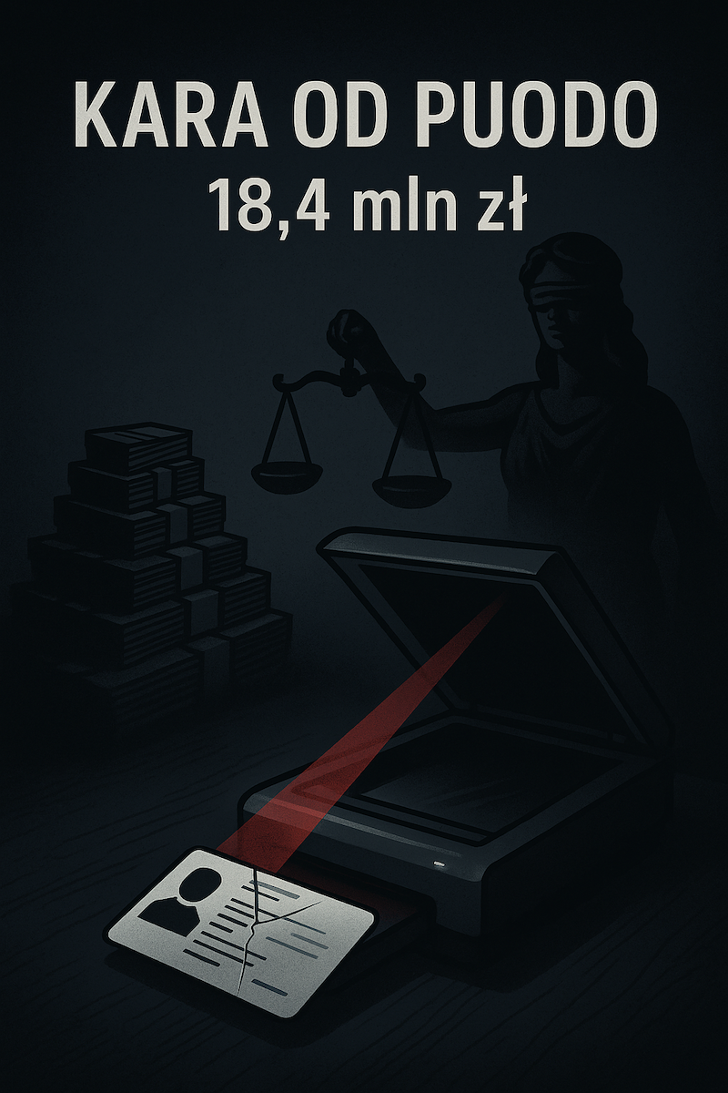 Druga największa kara od PUODO. Powodem skanowanie przez ING Bank Śląski dowodów osobistych