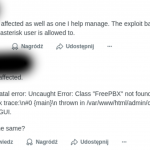 Aktywnie wykorzystywana krytyczna podatność w wirtualnej centrali FreePBX