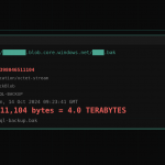 Publicznie dostępny plik (4TB) z backupem bazy danych firmy EY