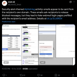 E-maile phishingowe podszywające się pod alerty filtrów antyspamowych kradną dane logowania