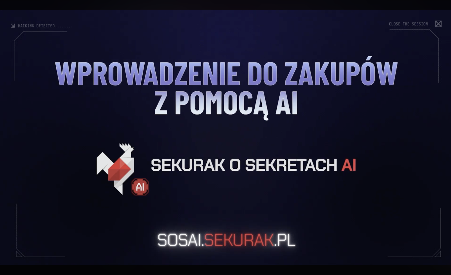 SOS AI. Sekurak o Sekretach AI, czyli mega praktyczna wiedza o sztucznej inteligencji w pigułce! + bonusowe odcinki na Black Week