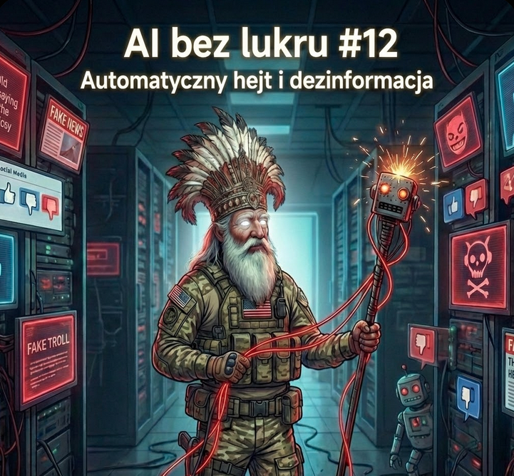 AI bez lukru #12: Automatyczny hejt i dezinformacja – boty, które robią nagonki za sajgonki