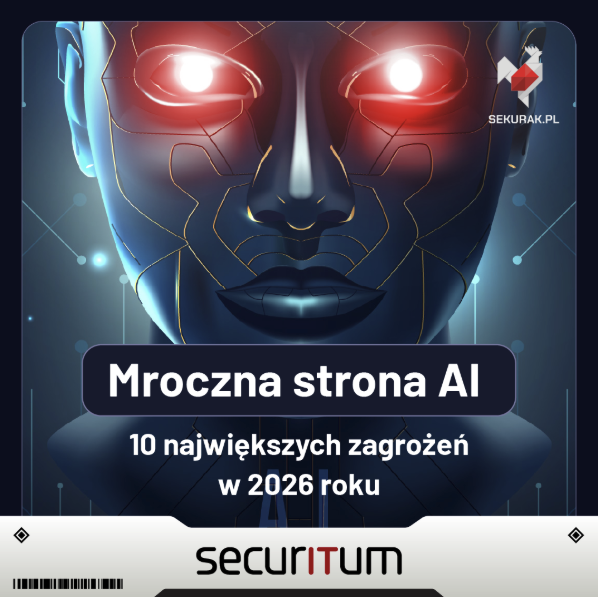 Mroczna strona AI. 10 realnych zagrożeń na 2026 rok