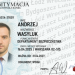 Takie “legitymacje” wysyłają teraz scammerzy, żeby uwiarygodnić, że niby ktoś rozmawia z “działem bezpieczeństwa banku”