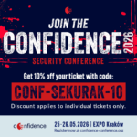 Zapraszamy na CONFidence 2026 (będą aż trzy prezentacje od teamu Sekurak!)