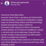 Darmowa lekcja OPSEC od pani radnej PSL. Pomyliła się i zamiast napisać na priva do marszałka, puściła to na publicu na FB