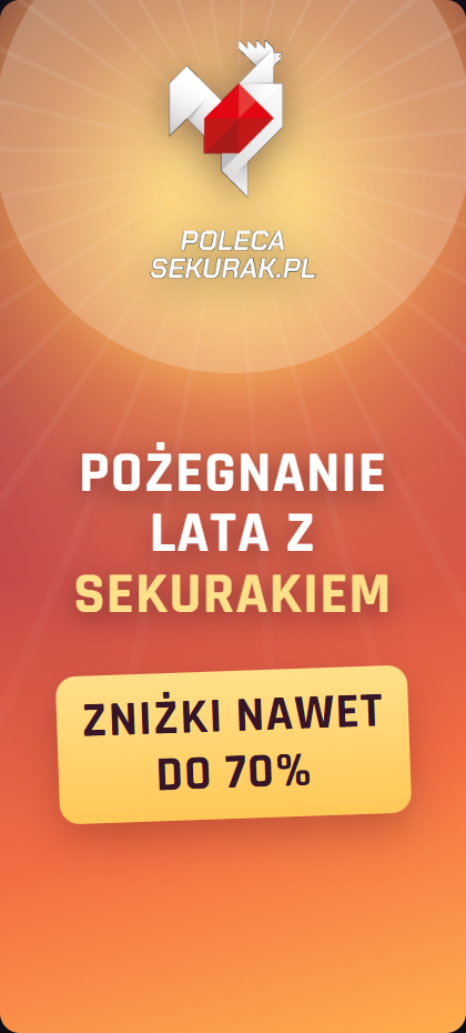 Pożegnanie lata z sekurakiem. Tniemy ceny do 70%!