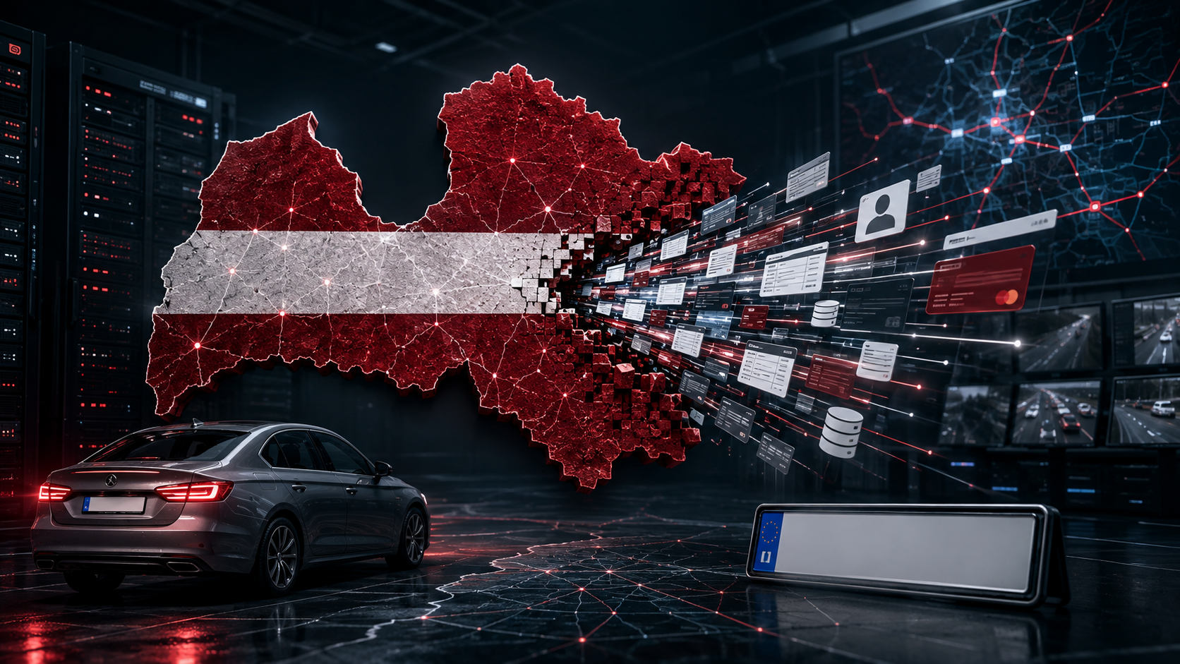 Duży wyciek danych obywateli Łotwy