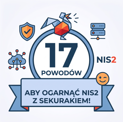 17 powodów, aby ogarnąć NIS2 z sekurakiem! 😉